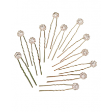 Ace Pentru Coc Aurii Model Floral -Set 12 - 1