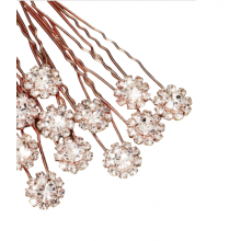 Ace Pentru Coc Aurii Model Floral -Set 12 - 5