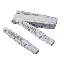 Pila Buffer 100/180 Refolosibila, Romb, Set 5 Buc cu Model Colorat - 1