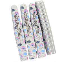 Pila Buffer 100/180 Refolosibila, Romb, Set 5 Buc cu Model Colorat - 1