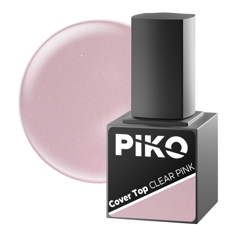 Top coat Piko, Cover Top, 10g, Clear Pink - 1