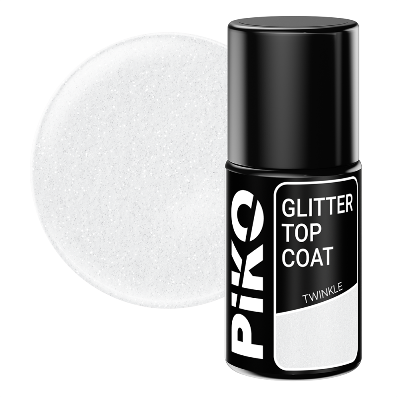 Top Coat Piko, Glitter Top, 7 ml, Twinkle - 1