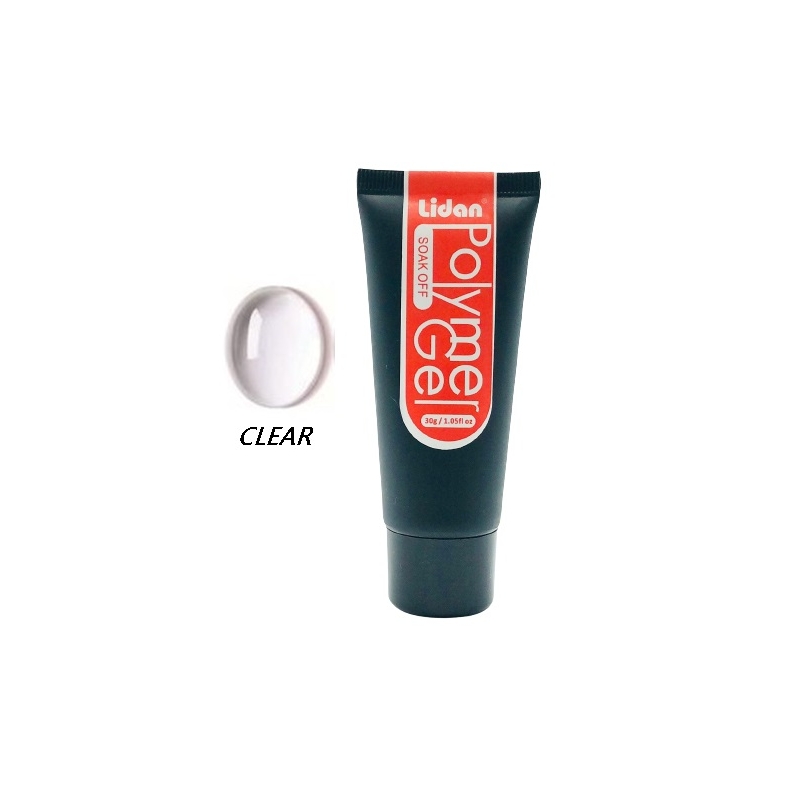 Polygel Soak Off Lidan Clear 30g - 1
