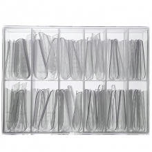 Tipsuri Reutilizabile Smart Forms Liquid Tips Set 120 Buc, 12 Marimi, Tip Balerina - 1