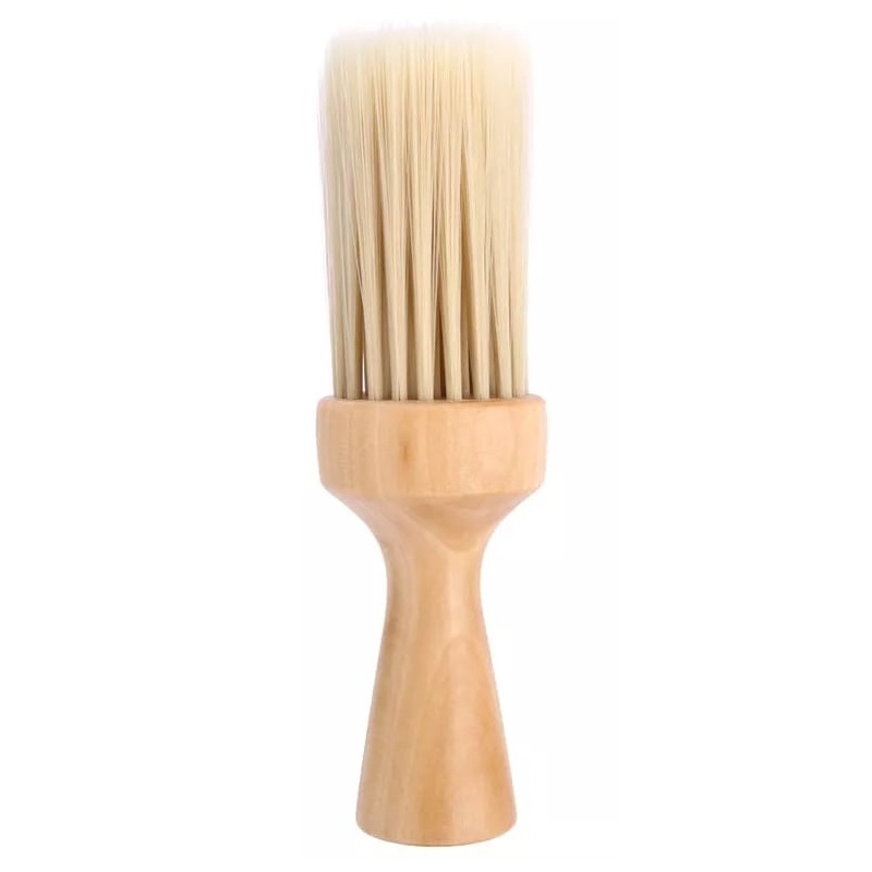 Pamatuf cu Maner de Lemn pentru Frizerie - 1