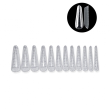 Liquid Tips Set 12 Buc ,12 Marimi Reutilizabile, Tip Migdala Ruseasca sau Balerina - 1