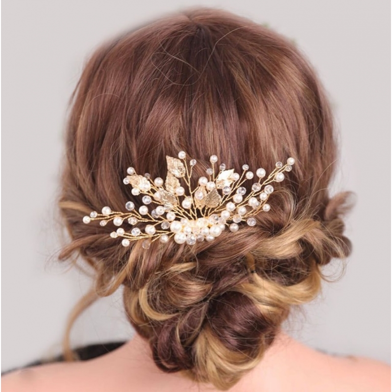 Accesoriu Coafura Stil Piepten Glamorous Faux - 1