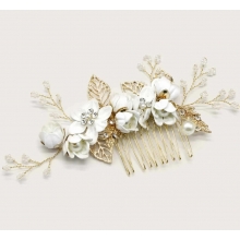 Accesoriu Mireasa Rhinestone Flower Pearl - 3