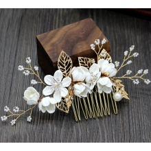 Accesoriu Mireasa Rhinestone Flower Pearl - 1