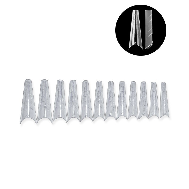 Liquid Tips Set 12 Buc ,12 Marimi Reutilizabile, Tip Migdala Ruseasca - 1