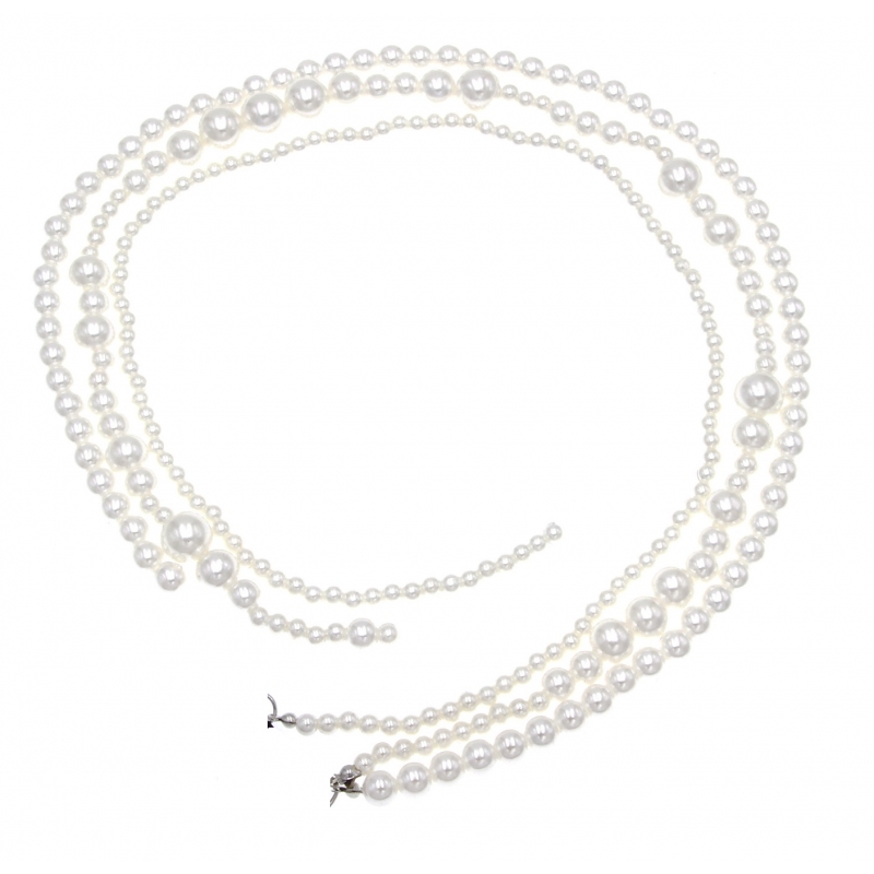 Accesoriu de Par Lant cu Perle Bijoux - 1