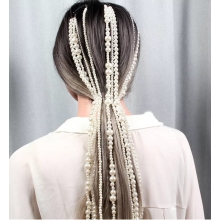 Accesoriu de Par Lant cu Perle Bijoux - 3