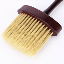 Pamatuf Frizerie cu Maner Lung din Lemn Brown - 1