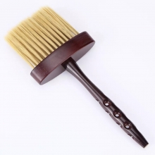 Pamatuf Frizerie cu Maner Lung din Lemn Brown - 3