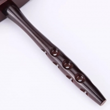 Pamatuf Frizerie cu Maner Lung din Lemn Brown - 4