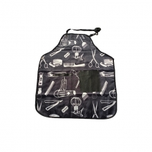 Set Frizerie Tules cu Pelerina pentru Tuns, Sort si Pamatuf cu Rezervor pentru Pudra - 4