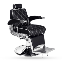 Scaun Frizerie MIRPLAY - Hugo - Negru - 1