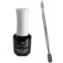 Solutie ce Indeparteaza Oja Semi - Gel Magic Crack Remover - Platinum Edition + Instrument Metalic - 1