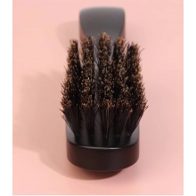 Perie Fade cu Maner de Lemn Full Black - 4