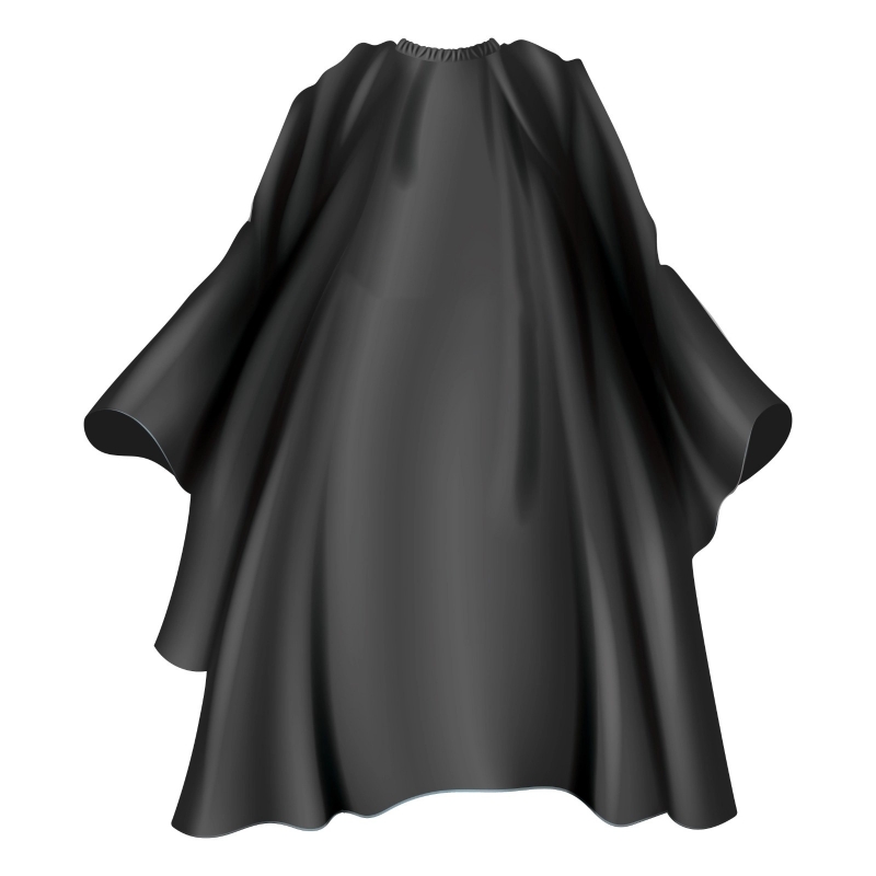 Pelerina Coafor/Frizerie - Neagra - 1