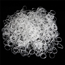 Elastice de Par Set 500 buc - Transparente - 1