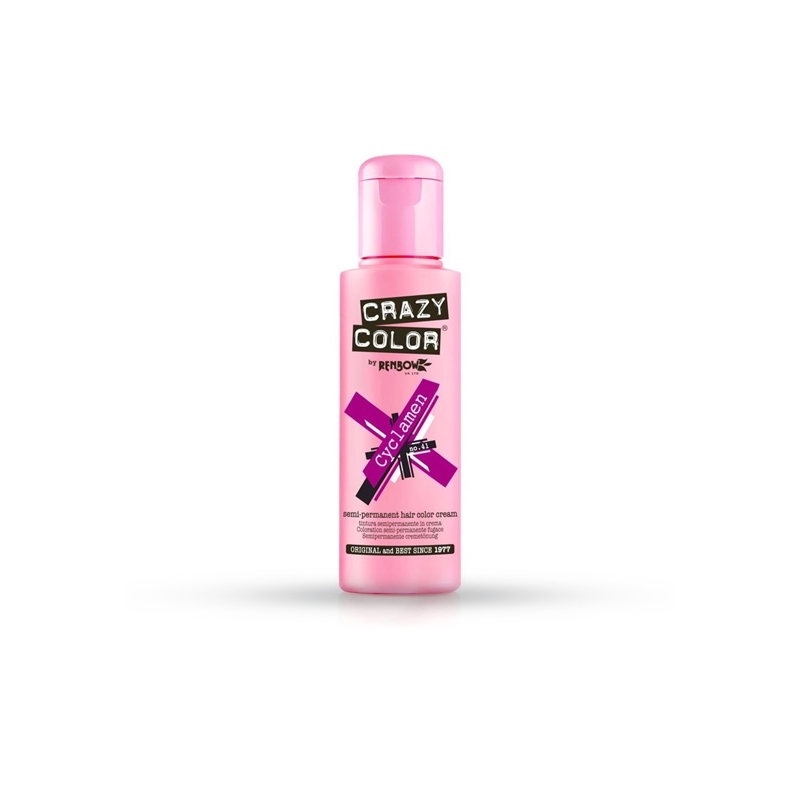 Vopsea Semi-Permanenta CRAZY COLOR CYCLAMEN - no.41 - 100 ml - 1