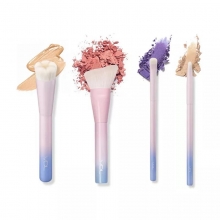 Set 4 Pensule Profesionale pentru Make-up cu Peri Moi - Rose - 1