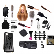 Set Kit Frizerie Coafor High Quality Nivel Avansat cu Cap Practica Sophia Plus - 1