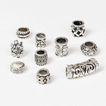 Accesorii Tip Inel Pentru Codite Impletite-10 Buc - 1