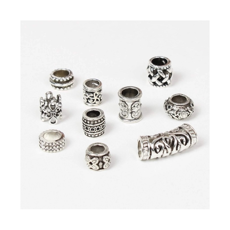 Accesorii Tip Inel Pentru Codite Impletite-10 Buc - 1