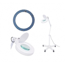 Lampa Cosmetica cu LED si Lupa pt Make UP - Machiaj si Gene Fir cu Fir - 5 Dioptrii - Cadou Rezerva LED - 1