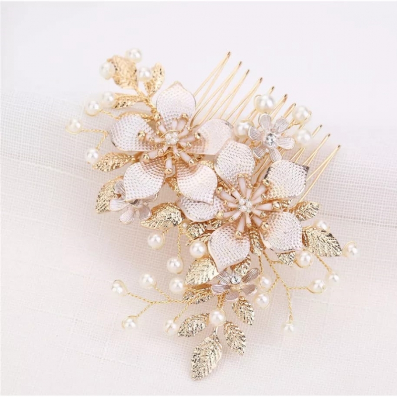 Accesoriu de Par Mireasa Flower Rose - 1