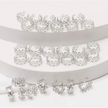 Accesorii Tip Inel pentru Codite Afro, Box Braids, Set 30 - 1