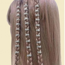 Accesorii Tip Inel pentru Codite Afro, Box Braids, Set 30 - 3