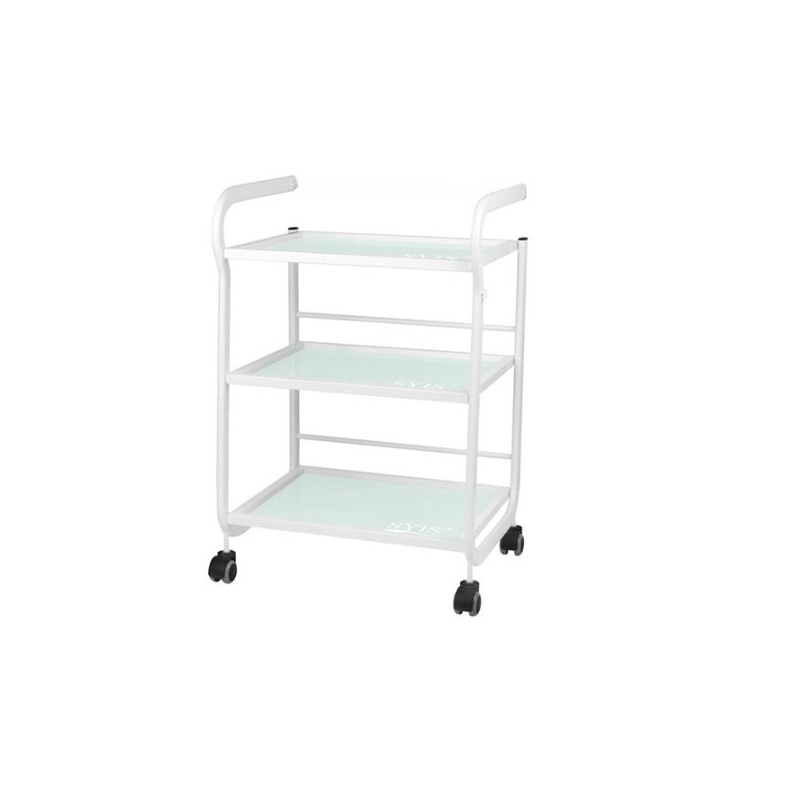 Ucenic Cosmetic cu 3 Sertare, Rafturi din Sticla - 1