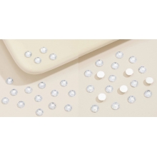 Strasuri pentru Par Clear cu Lipici Adeziv Transparent - 3