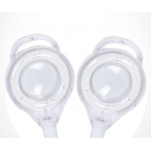 Lampa LED Salon - Dubla, 2 Dioptrii de Marire x8, Reglaje individuale pe Intensitate - 1