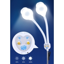 Lampa LED Salon - Dubla, 2 Dioptrii de Marire x8, Reglaje individuale pe Intensitate - 4
