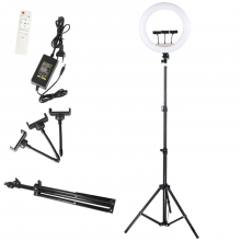 Lampa Circulara Foto LED 18 inch, Lumina Rece/Calda, Ring Light cu Trepied si Telecomanda - 1