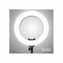 Lampa Circulara Foto LED 18 inch, Lumina Rece/Calda, Ring Light cu Trepied si Telecomanda - 5