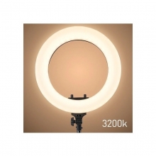 Lampa Circulara Foto LED 18 inch, Lumina Rece/Calda, Ring Light cu Trepied si Telecomanda - 4