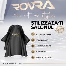 Pelerina Coafor/Frizerie - ROVRA - Neagra - 1