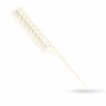 Pieptene frizerie/coafor - Y.S/PARK - 101 - Alb - 1