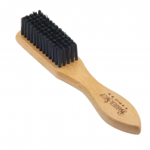 Perie Fade cu Maner de Lemn Barber