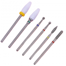 Set 6 Bituri (Capete) Freza Unghii Electrica