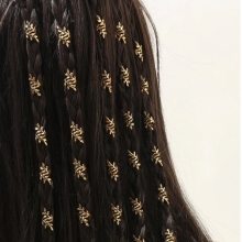 Accesorii pentru Codite Afro Aurii, Box Braids, Set 40