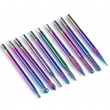 Set 10 Bituri Cameleon (Capete) Freza Unghii Profesionale pentru Cuticule