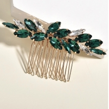 Accesoriu de Par Pieptan Emerald Green