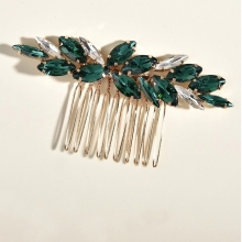 Accesoriu de Par Pieptan Emerald Green