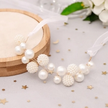 Bratara pentru Domnisoarele de Onoare White Pearl